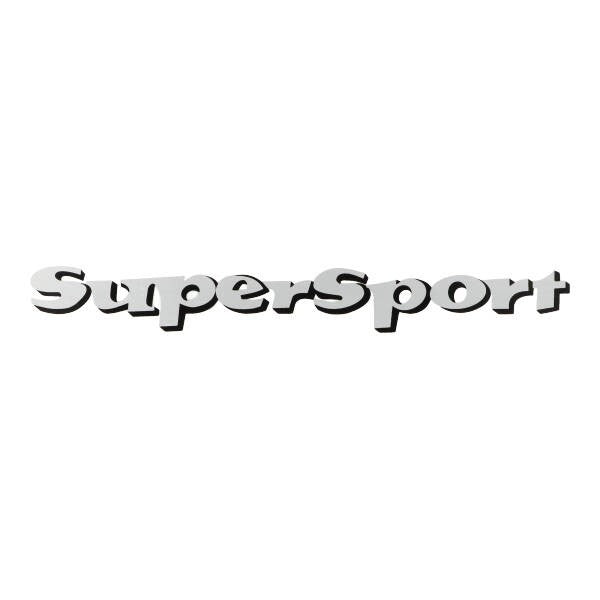 autocollant gris/noir zundapp, zundapp supersport