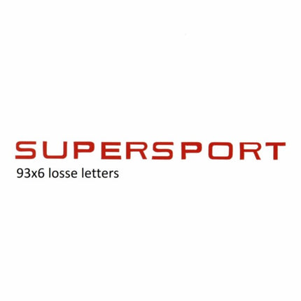 sticker benzinetank rood zundapp supersport, zundapp