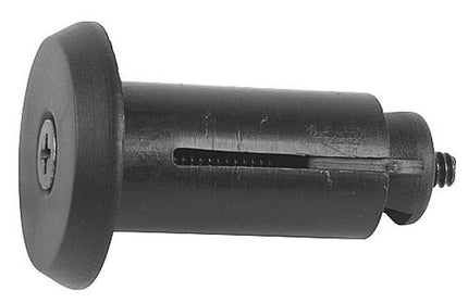 Stuurdop Einddop BAR END 18MM PVC Zwart