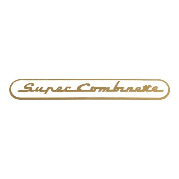 sticker goud super combinette, zundapp