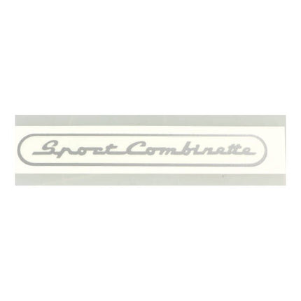 sticker silver sport combinette, zundapp