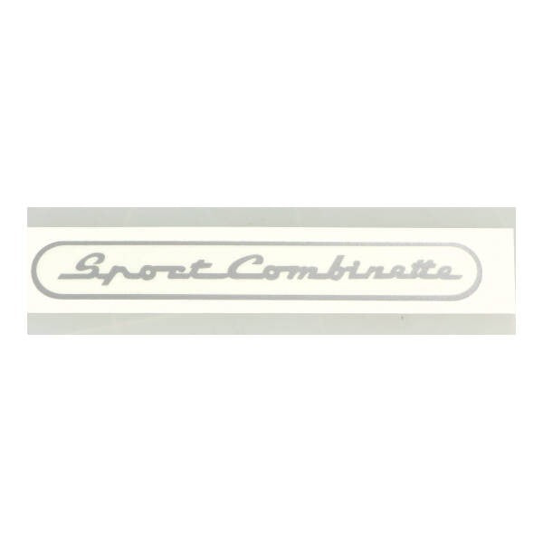 autocollant argent sport combinette, zundapp