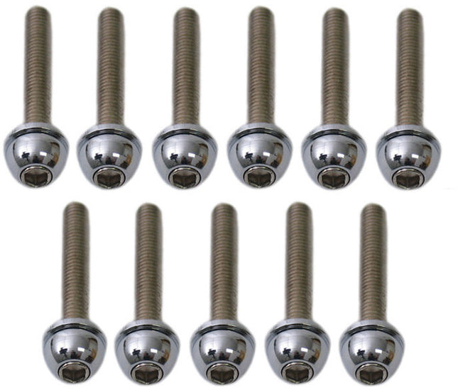 Carterdekselboutset Peugeot verticaal motor 11 delig chroom