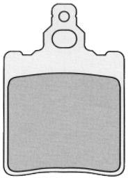 Brake pad set Newfren FD0048 Aprilia RS '96 Rear