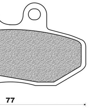 Remblokset Newfren FD0162 Derby GPR-50 / Senda-50 Voor