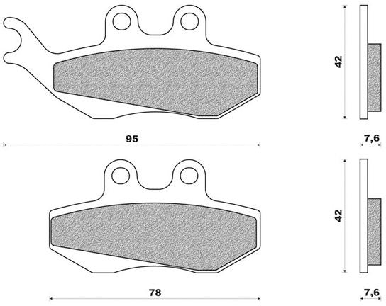 Remblokset Newfren FD0281 Generic Trigger / Toxic Voor