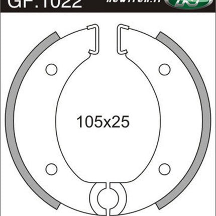 Remsegmentset Newfren GF1022 Puch MV50