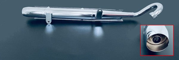 uitlaat opzet demper chroom ks50 cross z517-22.732