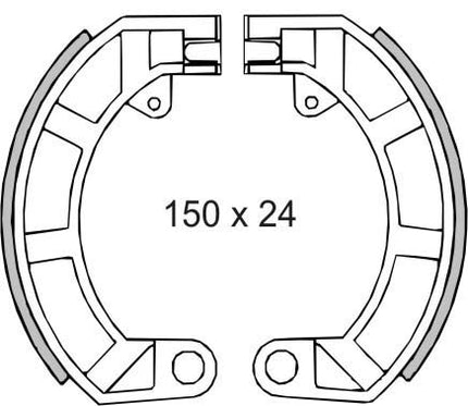 Remsegment RMS Vespa 50-ET3 (achter)