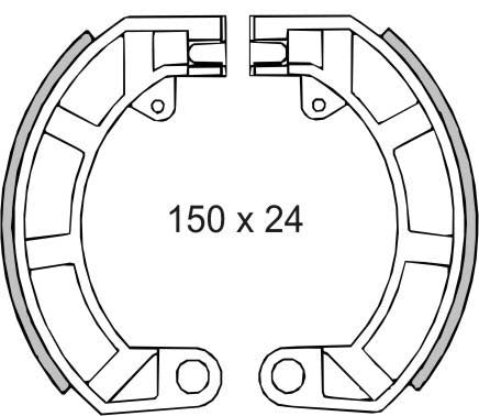 Remsegment RMS Vespa 50-ET3 (achter)