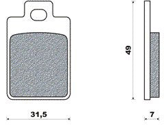 Remblokset Newfren FD0225 Piaggio Sfera-RST'96 Voor