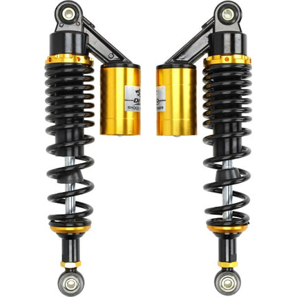 Shock absorber set DMP + gas tank 320mm black camino, puch maxi, zundapp