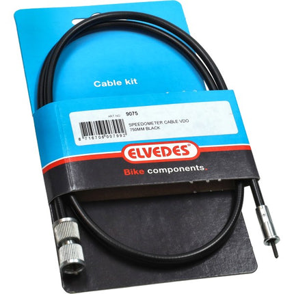 speedometer cable elvedes vdo/vdo 75cm black zundapp 9075