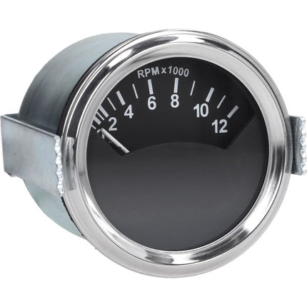 toerenteller 1973/1974 6v 60mm zwart/chroom zund ot mod. 517