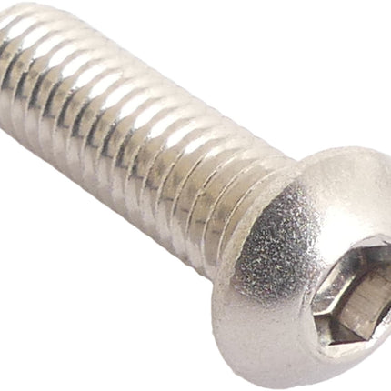Remschijfbout Bofix M6 inbus met bolkop RVS (10 stuks)