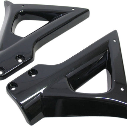Voorspatbord beugelset Peugeot Vivacity tot bj.2008 zwart metallic