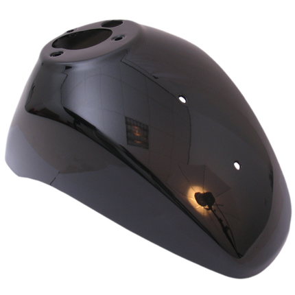 Voorspatbord Vespa LX zwart metallic