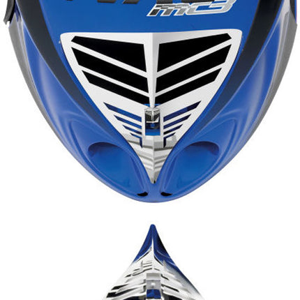 Voorfrontrooster Piaggio Nrg mc2/3 aluminium polish ventilator design