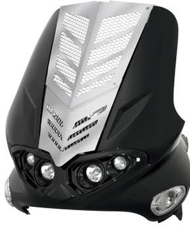 Voorfrontrooster Gilera runner oud model aluminium zilver