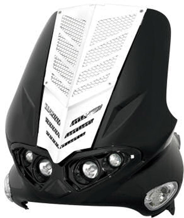 Voorfrontrooster Gilera runner oud model aluminium wit