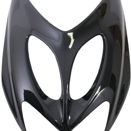 Voorfront boven Yamaha Aerox bj. 2014 zwart metallic