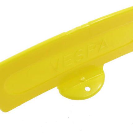 Gele plaat Vespa met PVC voet