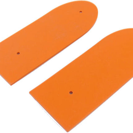 Oranje plaat scooter universeel PVC