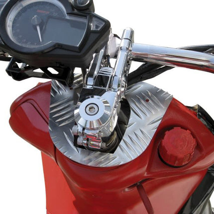 Afdekkap Down-Hillstuur Gilera Runner (tot 08/2005) aluminium