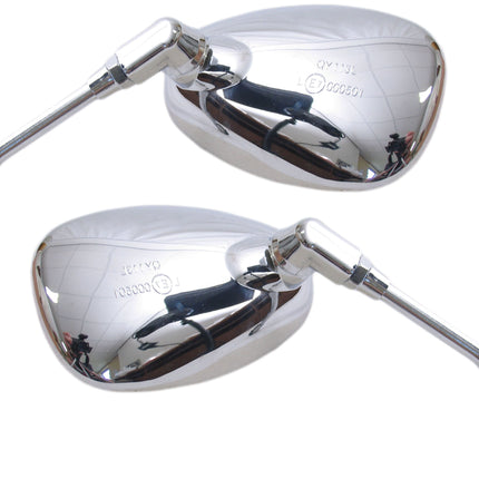 Spiegelset china scooter grand retro chroom