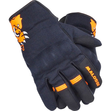 jeu de gants Malossi M noir/orange 3919252.o4