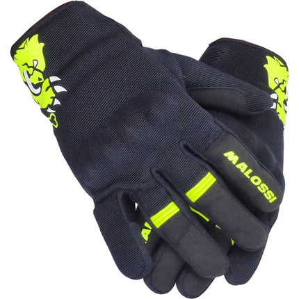 kit de gants malossi M noir/jaune 3919252.y4