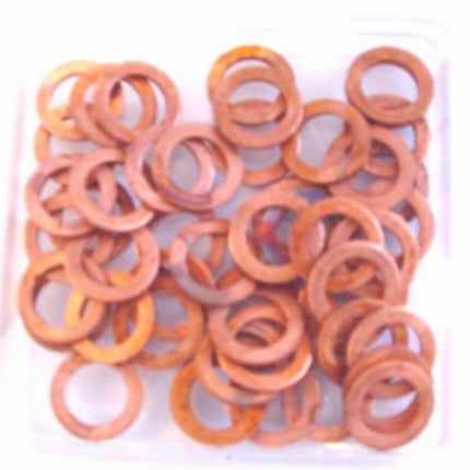 ring banjobout koper m10x14x1.5 50pcs universeel