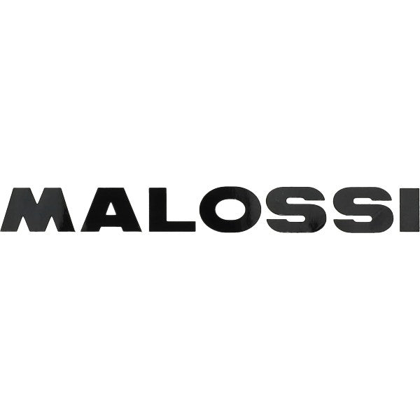 sticker malossi woord [malossi] 14cm zwart 339776