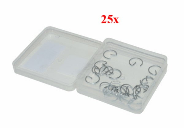 borgveer pistonpen 13mm 25pcs