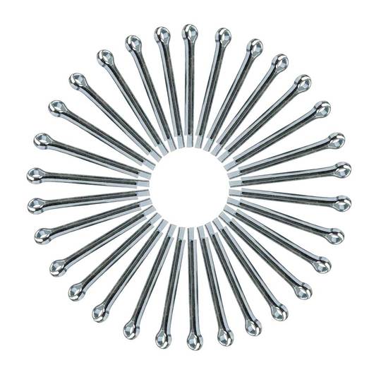 XLC Splitpen Remblok 35MM set van 30 Zilver