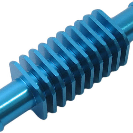 Koelelement tussen radiator slang vierkant blauw