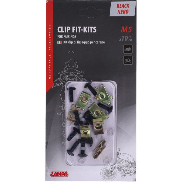 speednut lampa + bout set m5 10 stuks 91656