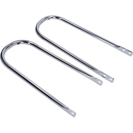 mudguard support set chrome 2-piece Zundapp mod. 517 Z517-19.902s/3s