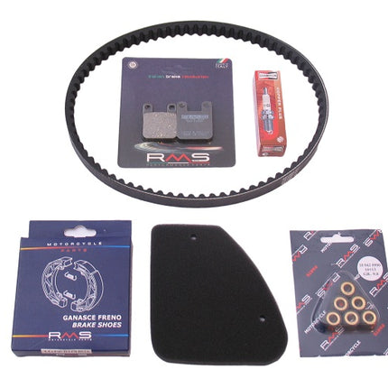 Onderhoudspakket RMS Peugeot TKR/ speedfight / vivacity met verticaal motor luchtgekoeld en AJP remklauw