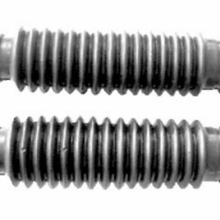 voorvorkrubberset 205mm zwart zundapp