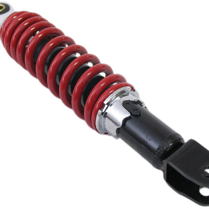 Schokbreker Aprilia/ Beta/ Honda/ Peugeot lengte verstelbaar 280 mm zwarthuis/ rodeveer