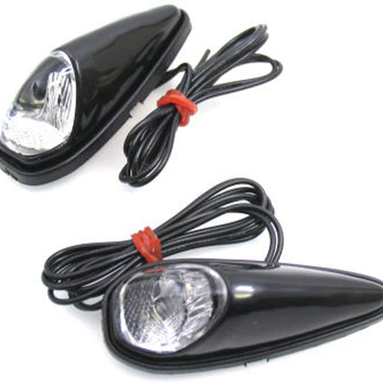 Lamp led set plak lamp wit/ huis zwart