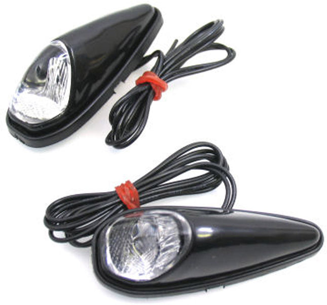 Lamp led set plak lamp wit/ huis zwart