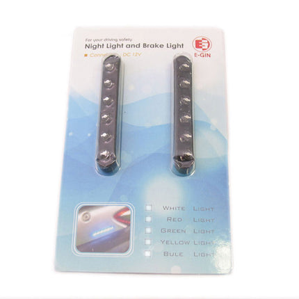 Lamp led set plak wit/ 6 leds