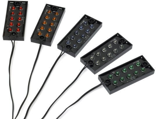 Led lamp panel 10 leds blauw/ waterdicht