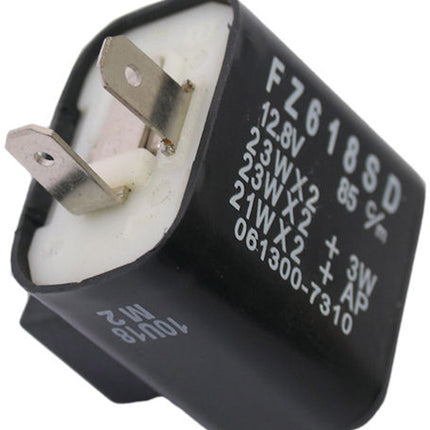 Knipperlichtrelais 2 Pins 12,8 Volt 23 Watt