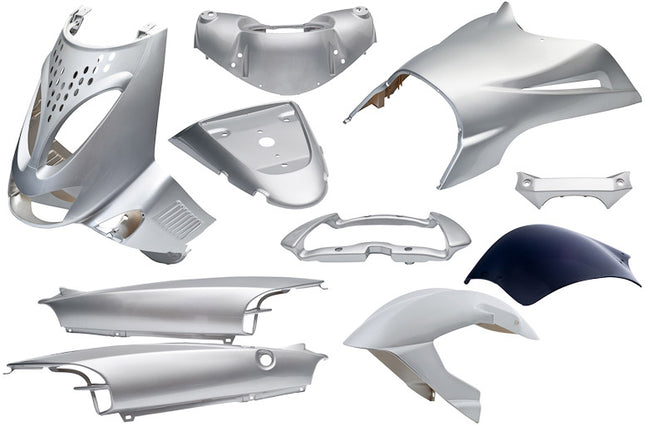 Kit 11 pièces Edge pour Aprilia SR de 1997 à 2004 - argent métallisé