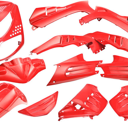 Plaatset 13-delig Edge voor Peugeot Speedfight 2 - ferrari rood