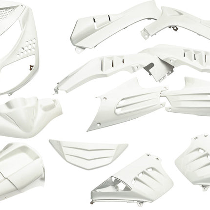 13-piece Edge plate set for Peugeot Speedfight 2 - white