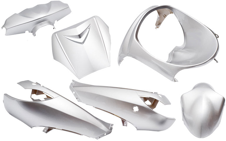 Plaatset 6-delig Edge voor Peugeot Vivacity tot bouwjaar 2008 - audi bruin